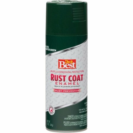 ALL-SOURCE Rust Coat Gloss Hunter Green 12 Oz. Anti-Rust Spray Paint 203616D